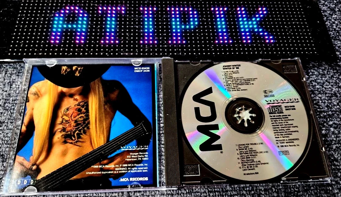 🏎 Johnny Winter - The Winter Of 88 - CD Blues Rock Rare Collector🏎 – photo 3